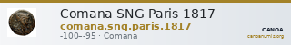 Comana SNG Paris 1817 — CANOA