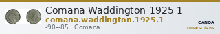 Comana Waddington 1925 1 — CANOA
