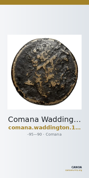 Comana Waddington 1925 4 — CANOA
