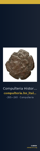 Compulteria Historia Numorum Italy 437 — CANOA