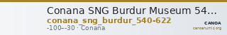 Conana SNG Burdur Museum 540-622 — CANOA