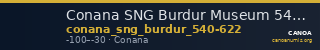 Conana SNG Burdur Museum 540-622 — CANOA
