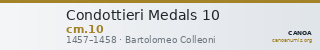 Condottieri Medals 10 — CANOA