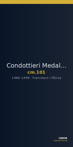 Condottieri Medals 101 — CANOA