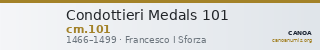Condottieri Medals 101 — CANOA