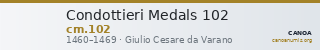 Condottieri Medals 102 — CANOA