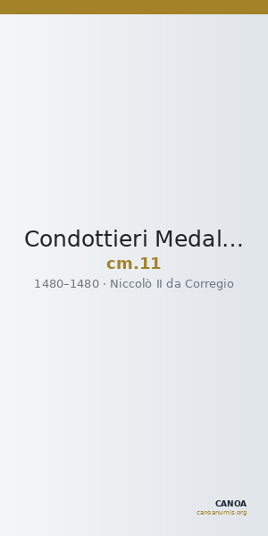 Condottieri Medals 11 — CANOA