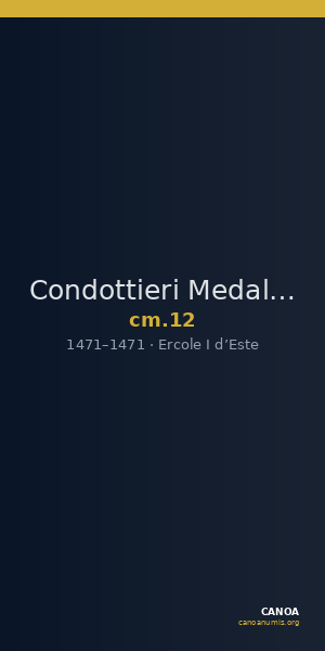 Condottieri Medals 12 — CANOA