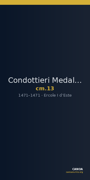 Condottieri Medals 13 — CANOA