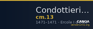 Condottieri Medals 13 — CANOA