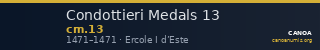 Condottieri Medals 13 — CANOA