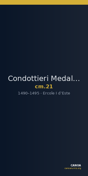 Condottieri Medals 21 — CANOA
