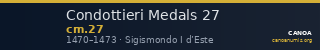 Condottieri Medals 27 — CANOA