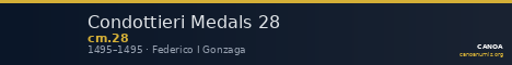 Condottieri Medals 28 — CANOA