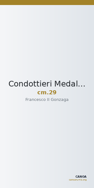 Condottieri Medals 29 — CANOA