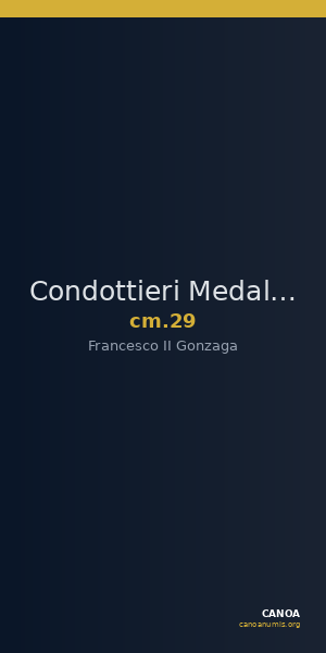 Condottieri Medals 29 — CANOA