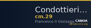 Condottieri Medals 29 — CANOA
