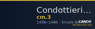 Condottieri Medals 3 — CANOA