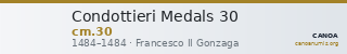 Condottieri Medals 30 — CANOA