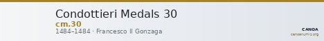 Condottieri Medals 30 — CANOA
