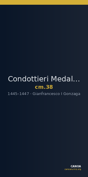 Condottieri Medals 38 — CANOA