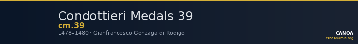 Condottieri Medals 39 — CANOA
