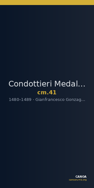 Condottieri Medals 41 — CANOA