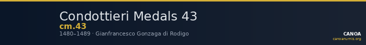 Condottieri Medals 43 — CANOA