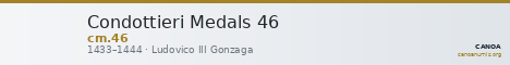 Condottieri Medals 46 — CANOA
