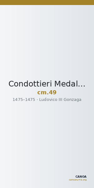 Condottieri Medals 49 — CANOA