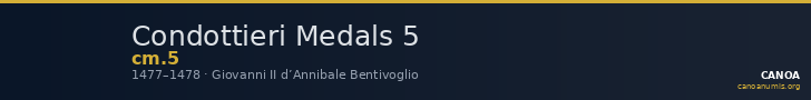 Condottieri Medals 5 — CANOA