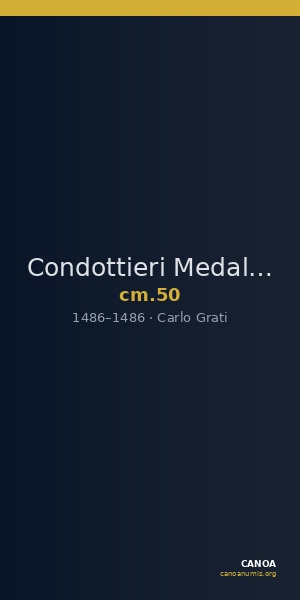 Condottieri Medals 50 — CANOA