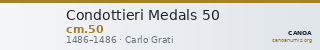 Condottieri Medals 50 — CANOA