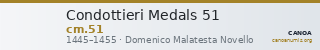 Condottieri Medals 51 — CANOA