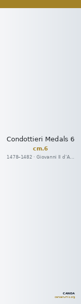 Condottieri Medals 6 — CANOA