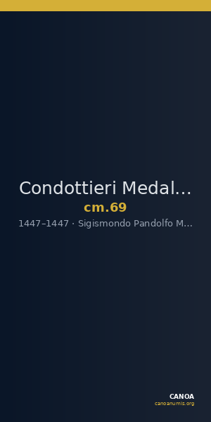 Condottieri Medals 69 — CANOA