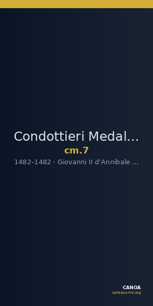 Condottieri Medals 7 — CANOA