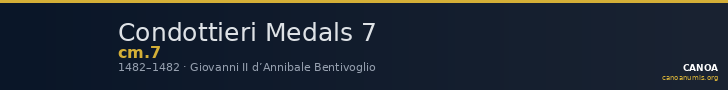 Condottieri Medals 7 — CANOA