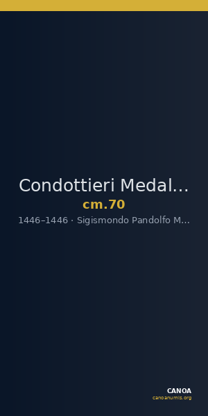 Condottieri Medals 70 — CANOA