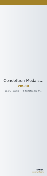 Condottieri Medals 80 — CANOA