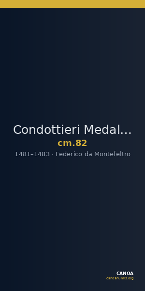Condottieri Medals 82 — CANOA