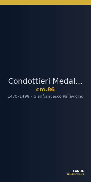 Condottieri Medals 86 — CANOA