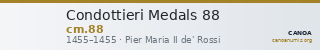 Condottieri Medals 88 — CANOA