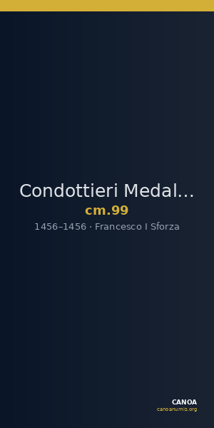 Condottieri Medals 99 — CANOA