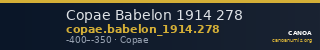 Copae Babelon 1914 278 — CANOA