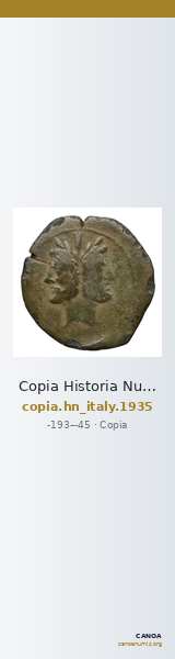 Copia Historia Numorum Italy 1935 — CANOA