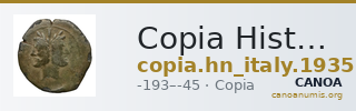 Copia Historia Numorum Italy 1935 — CANOA