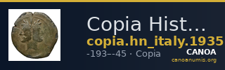 Copia Historia Numorum Italy 1935 — CANOA