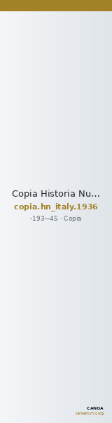 Copia Historia Numorum Italy 1936 — CANOA