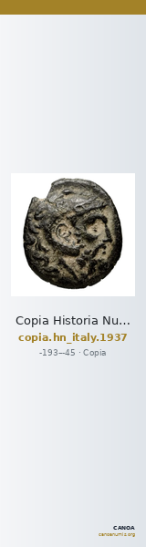 Copia Historia Numorum Italy 1937 — CANOA